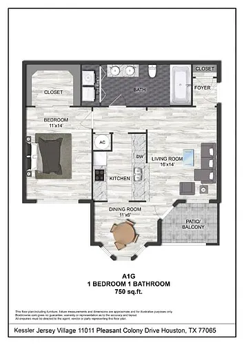 Floor plan A1G