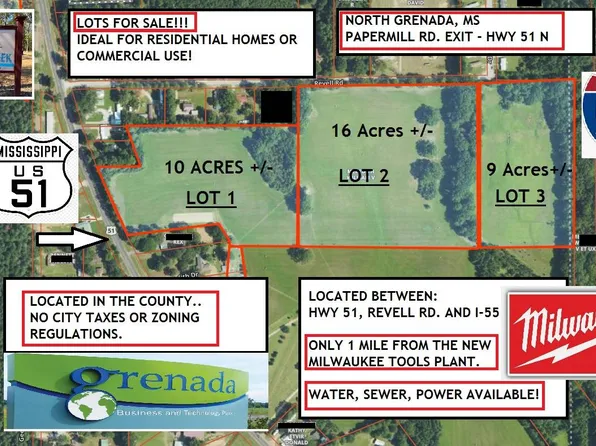 16 Acres Highway Geeslin Cor #51-2, Grenada, MS 38901