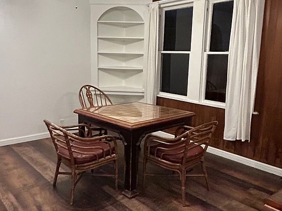 Dining room area from living room view.