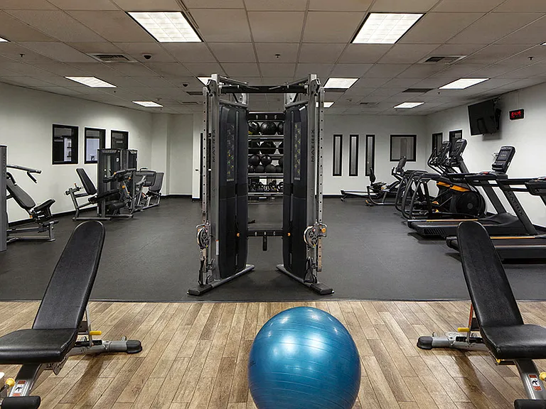 24-hour fitness center