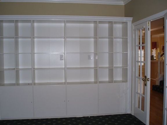 Study, Built-in Shelves