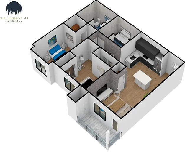 Two Bedroom Floor Plan Two Bedroom Floor Plan