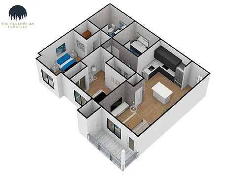 Floor plan Floor Plan 5 - Two Bedroom