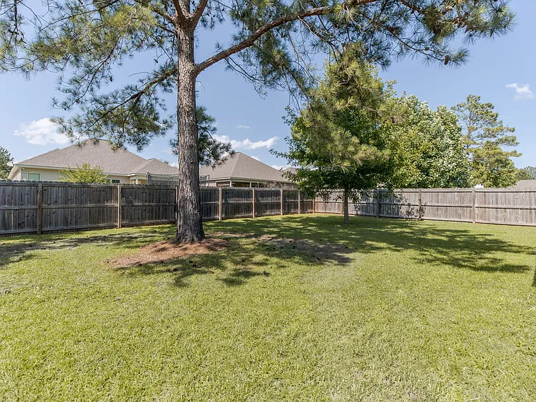Spacious backyard for the dog & kids