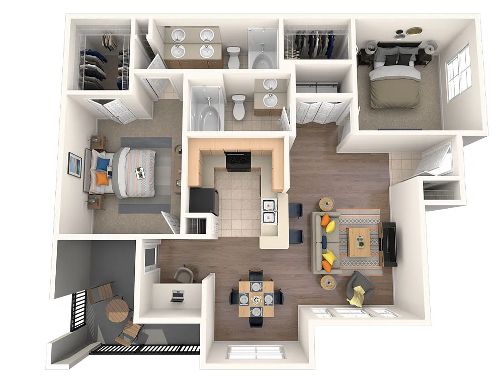Floor plan Rocky Mountain Lodge