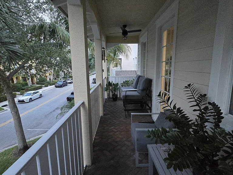 Second floor balcony