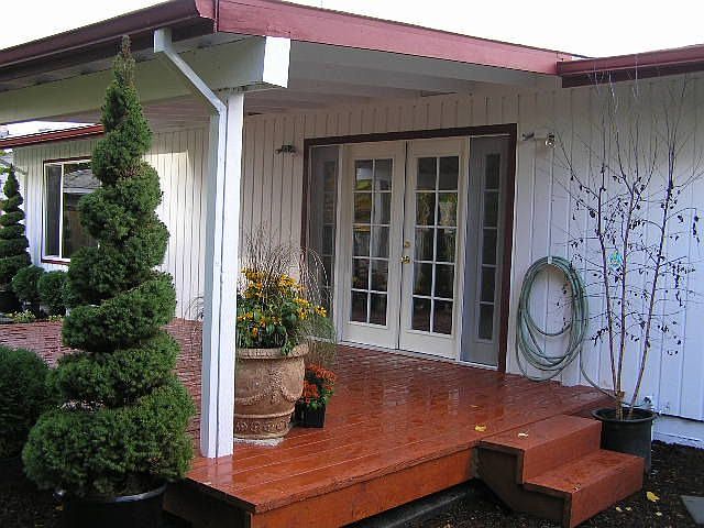 New covered deck