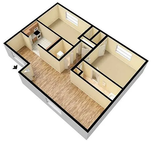 Floor plan The Pisgah