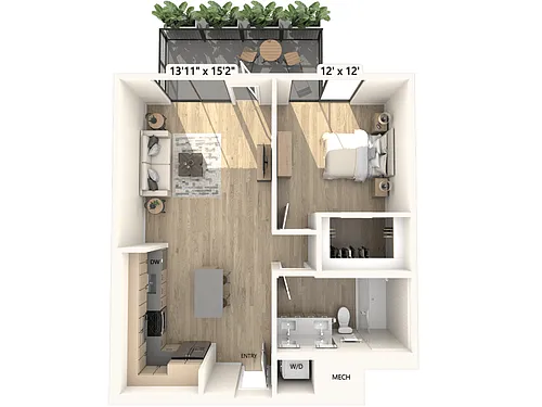 Floor plan A13