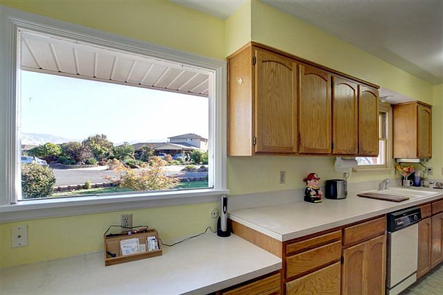 Views of Bogus from kitchen