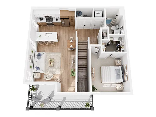 Floor plan Apartment Villa - A1