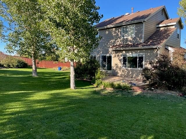 view of the house from backyard