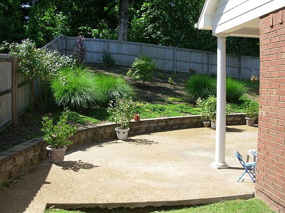 Huge partially covered patio