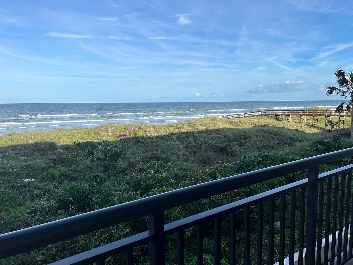 your balcony view of Crescent Beach - 6970 A1a South Beachers #223