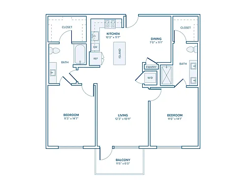 Floor plan B12