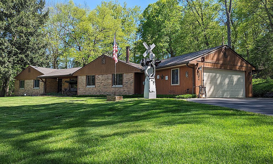 Ranch home with acreage.