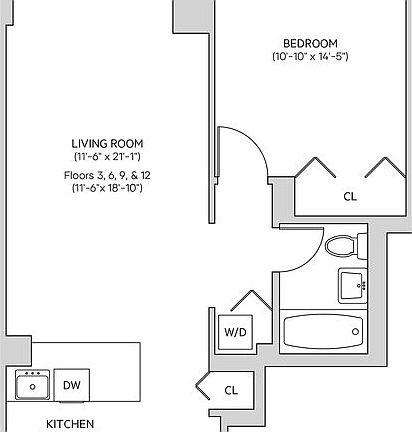 2nd image of 200 W 60th St APT 3F