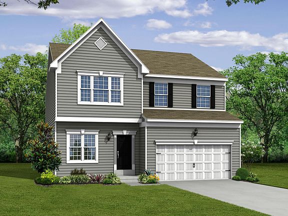 Elevation A Siding Facade with Opt Garage Door