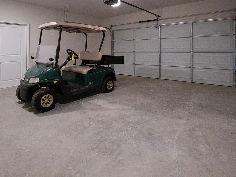 Private, attached 2-car garage