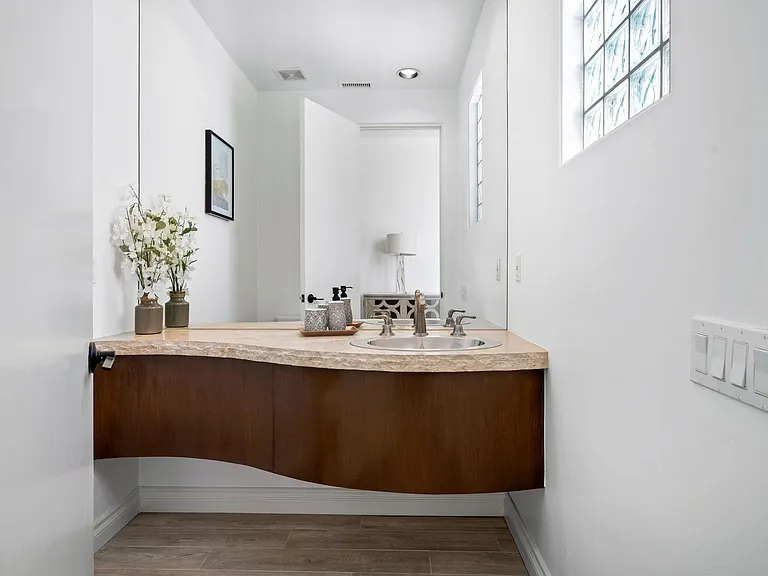 Powder bathroom