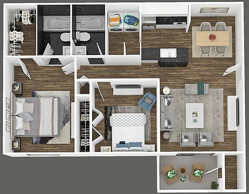 Floor plan Monte Carlo
