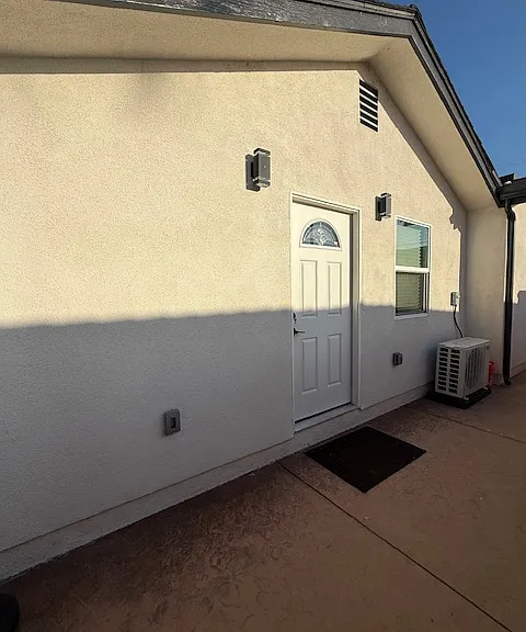 Entrance to the unit