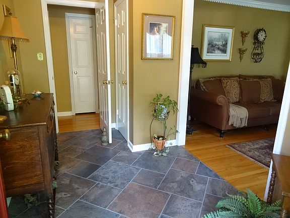 New tile in foyer