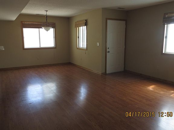 Living room and dining room
