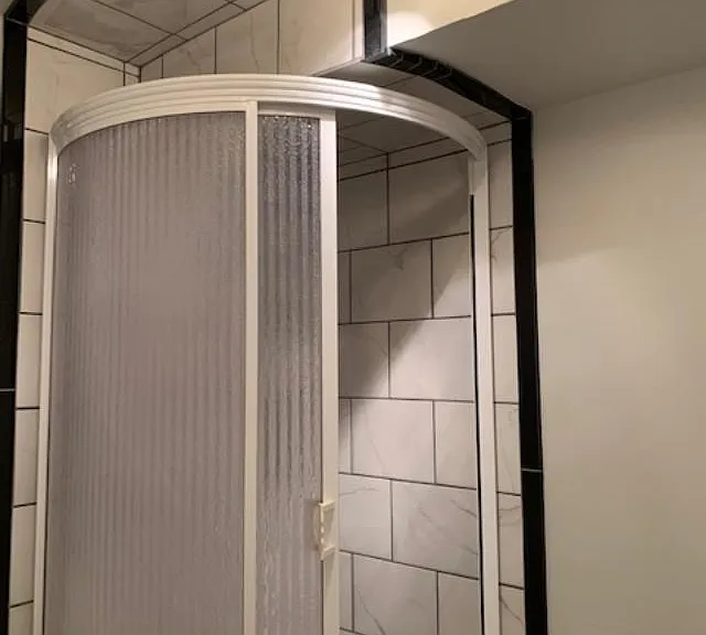 Shower in Bath on lower level
