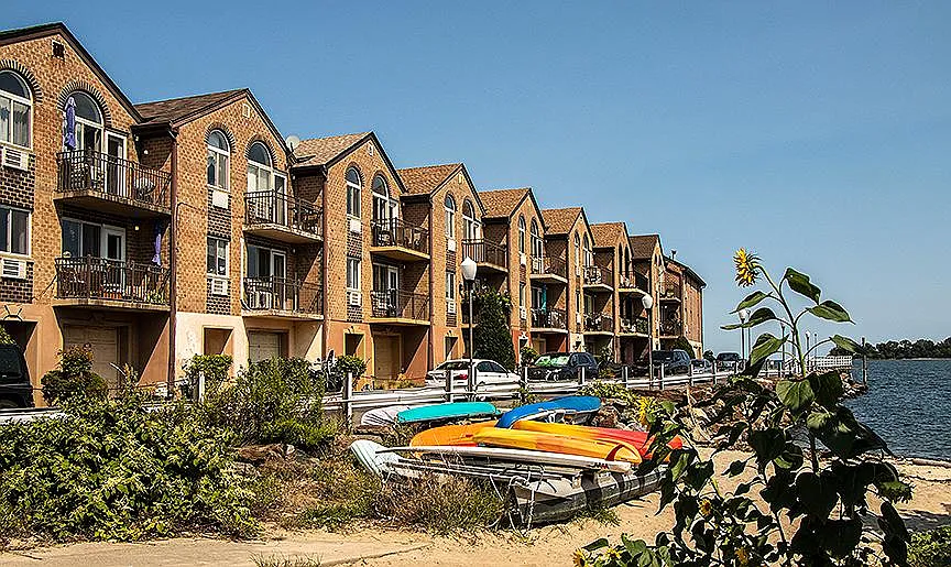 Gated community with beach access