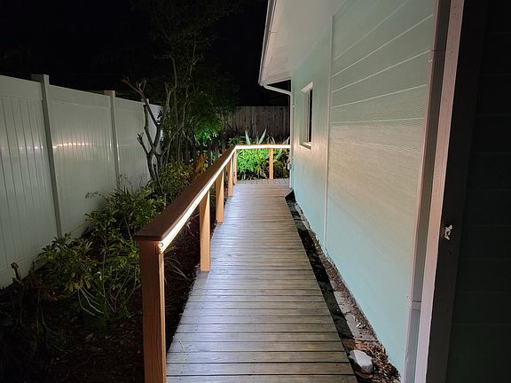 Walkway to backyard