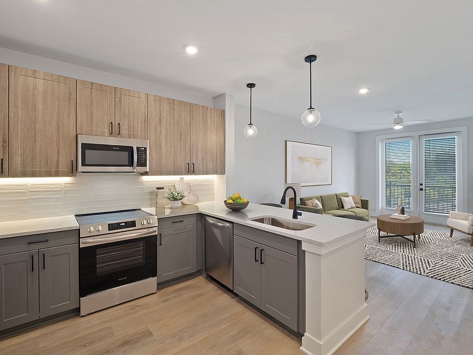 Thoughtfully-designed one-, two- or three-bedroom apartments and townhomes