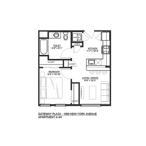 Floor plan A4-H