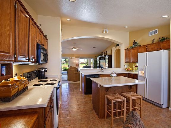 Kitchen with a View of the Golf Course