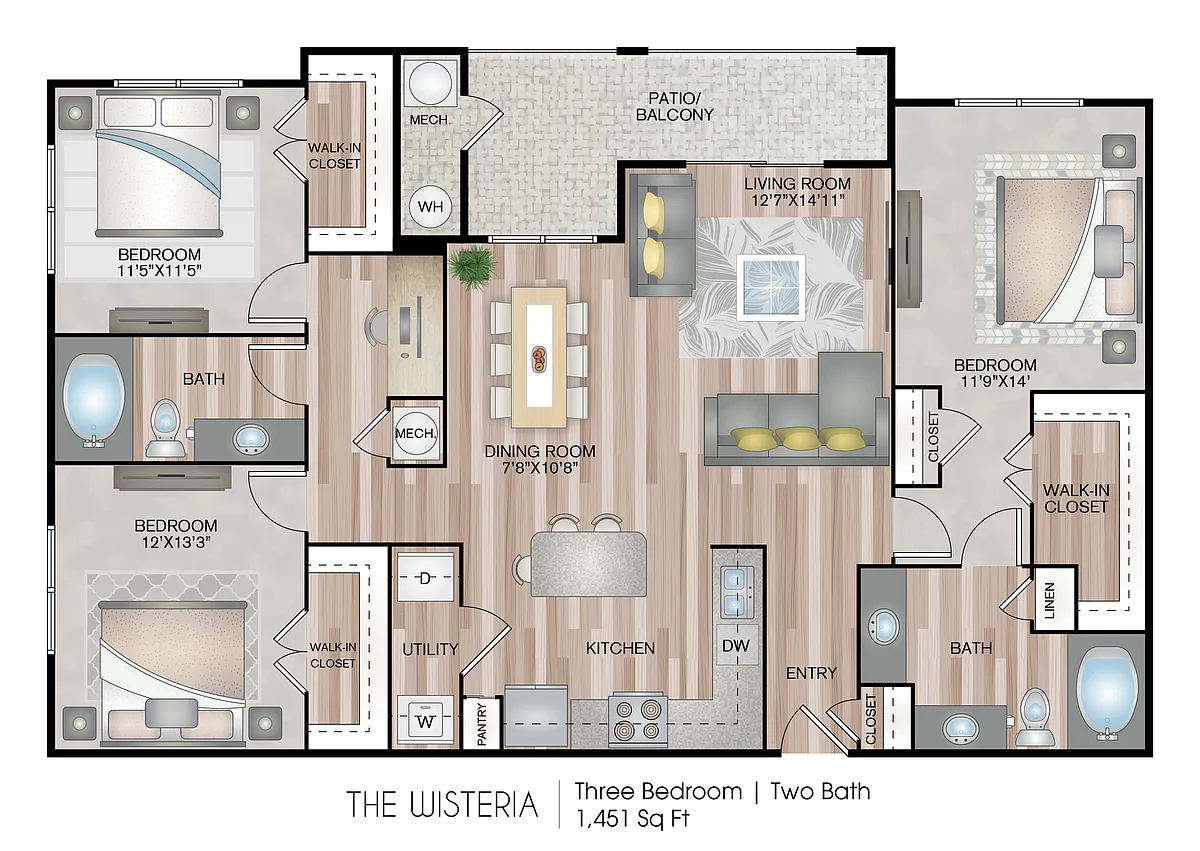 Floor plan The Wisteria
