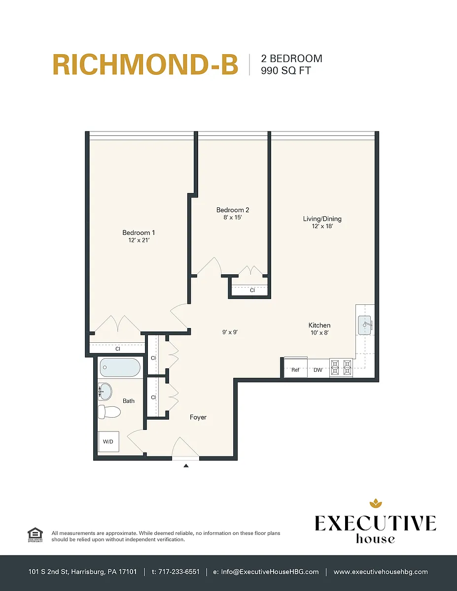 Floor plan The Richmond (B)