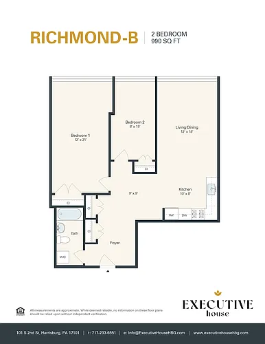 Floor plan The Richmond (B)