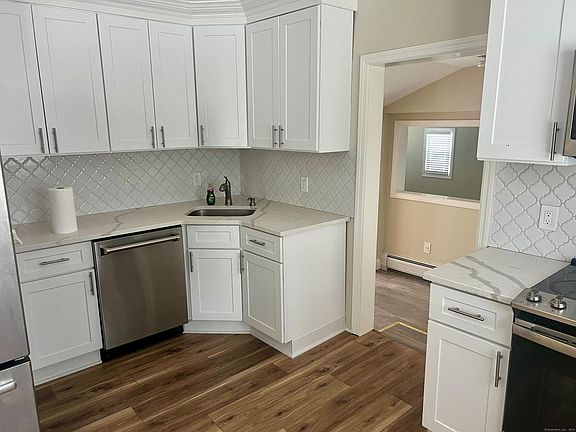 Kitchen with new countertops and appliances
