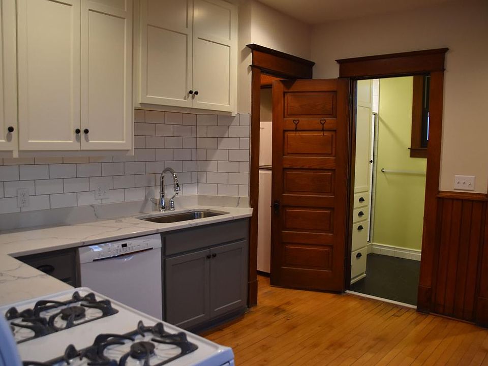 Kitchen with main level bathroom
