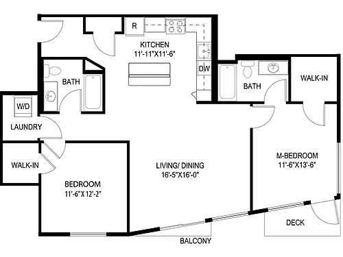 Floor plan B8