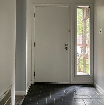 Tiled entryway