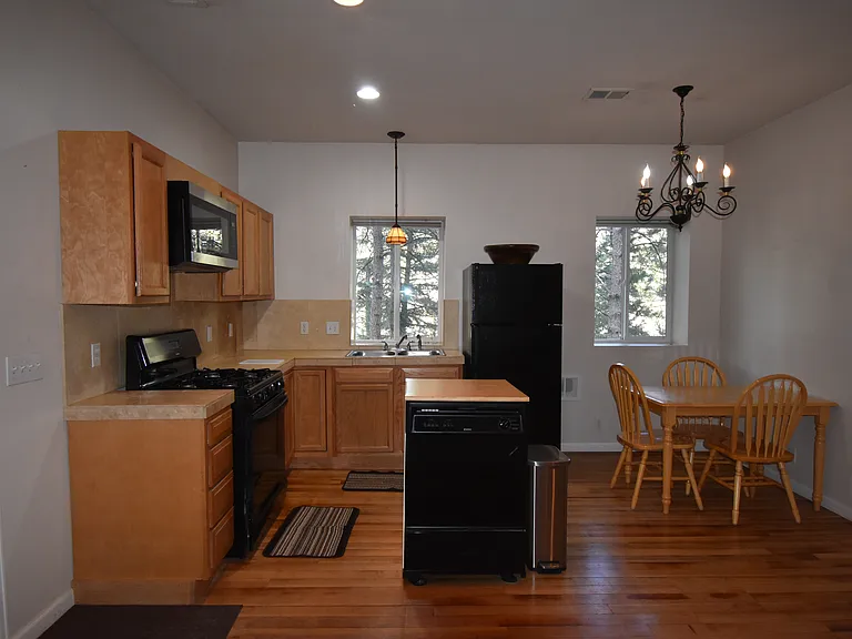 Kitchen and dining area