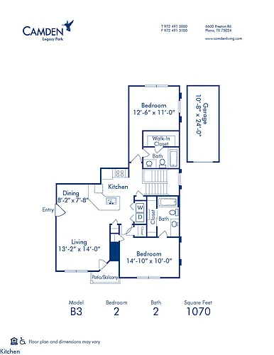Floor plan B3