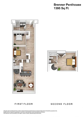 Floor plan Brenner Penthouse