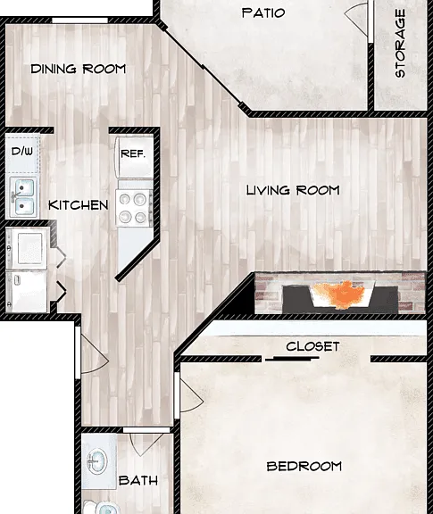 Aspen Floorplan Diagram