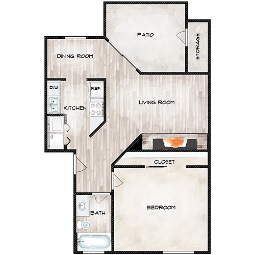 Floor plan Aspen