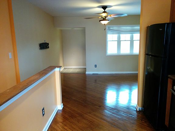 Kitchen into living room