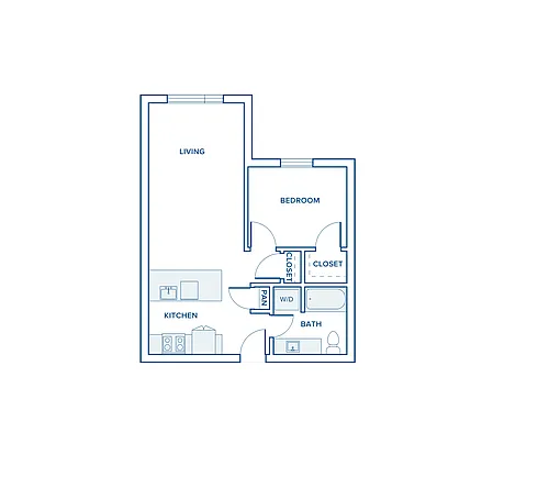 Floor plan ZA16 (MFTE) Income Restricted