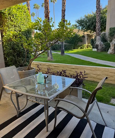 Back patio.