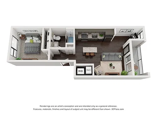 Floor plan The Acadia